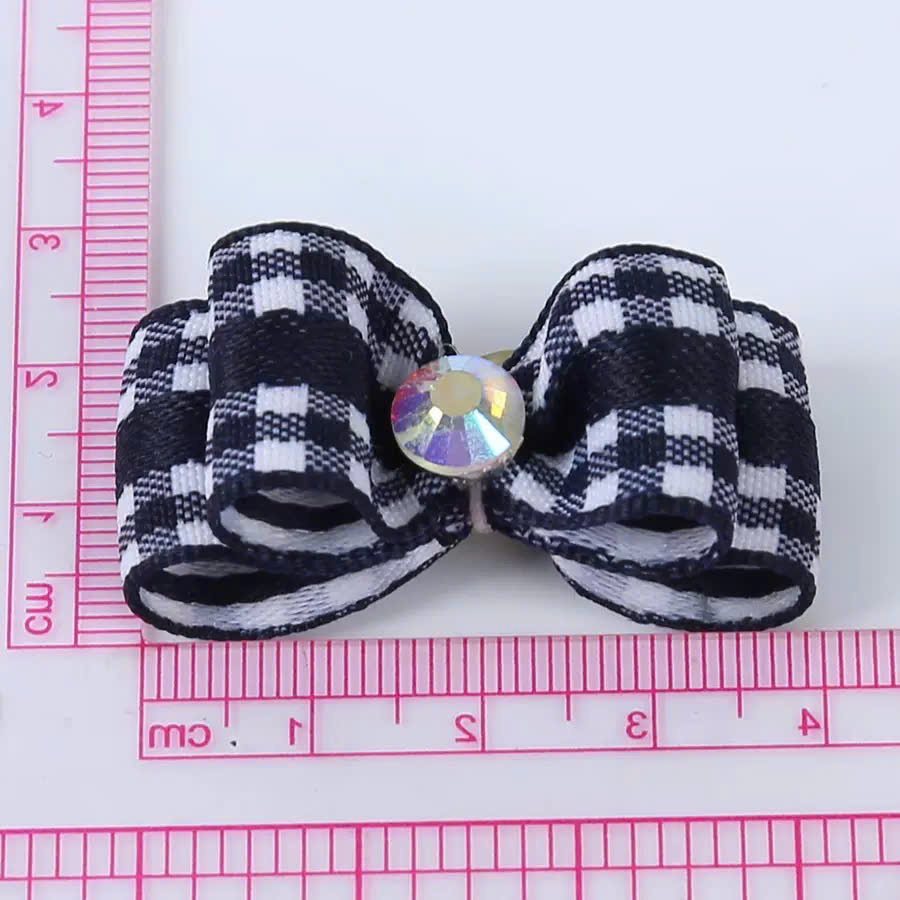 NƠ KẸP TÓC SANG TRỌNG NHIỀU MÀU DỄ THƯƠNG MÃ 12 XINH XẮN CHO THÚ CƯNG CHÓ MÈO