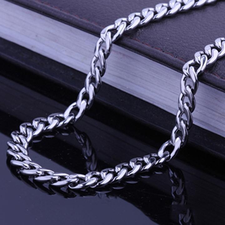 Dây chuyền nam titan cao cấp đẹp sang trọng inox thép không gỉ lặc trangsucpt kích cỡ 7mm PTDCNA0