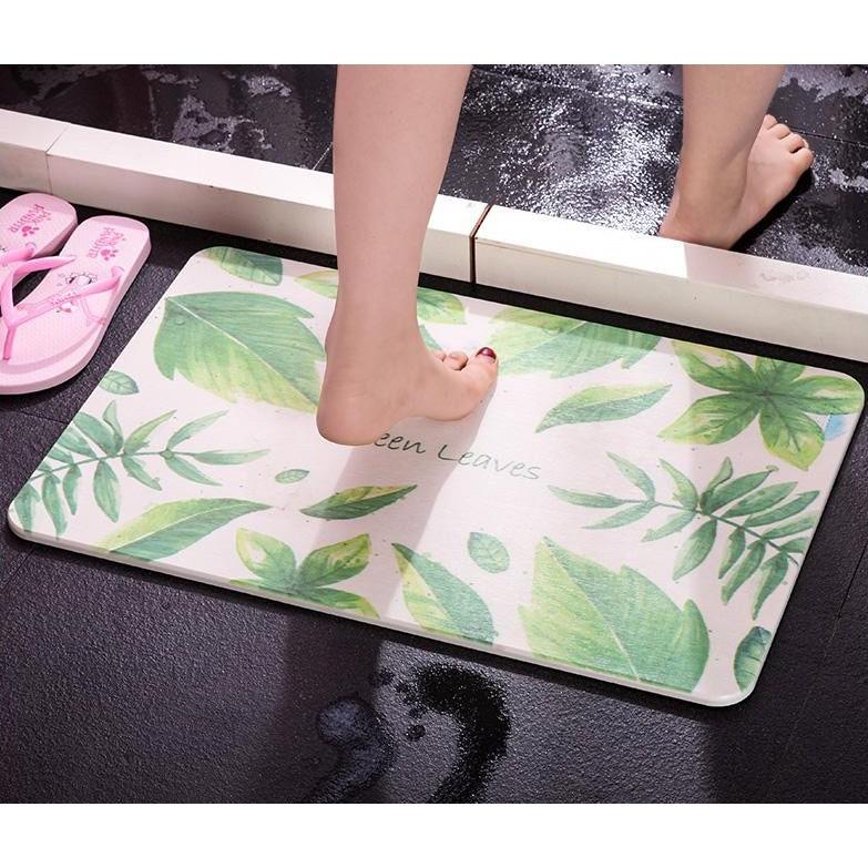 Thảm đá Nhật lau chân Siêu Thấm Hút để nhà tắm