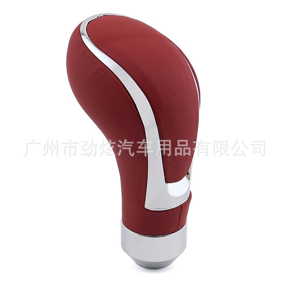 Phong cách mới nhất của xe sửa đổi da phổ quát đầu bánh răng hướng dẫn sử dụng đầu bánh răng rượu vang đỏ bánh răng thanh sóng thanh đầu bánh răng