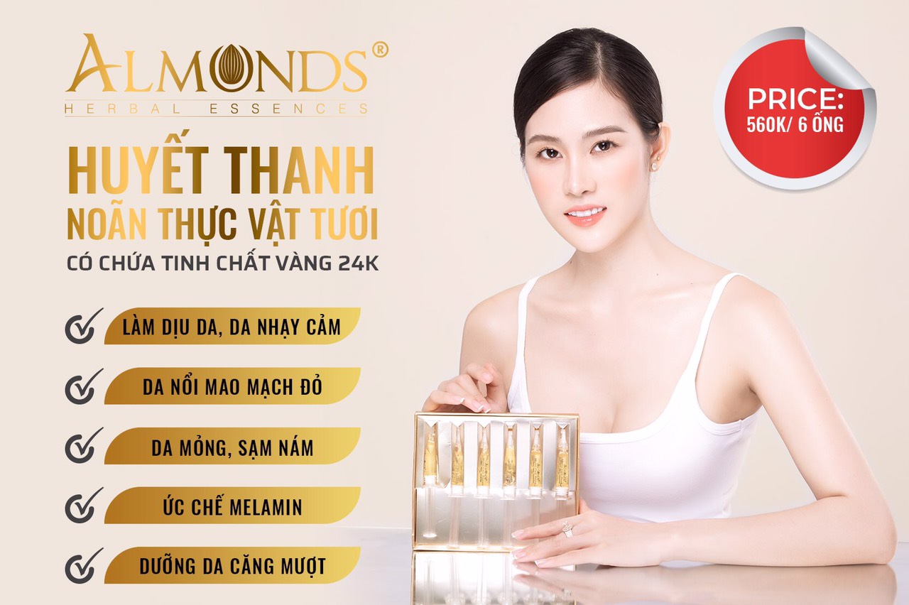 Huyết thanh dưỡng da phục hồi chống lão hóa Almonds-Multi Repair Serum