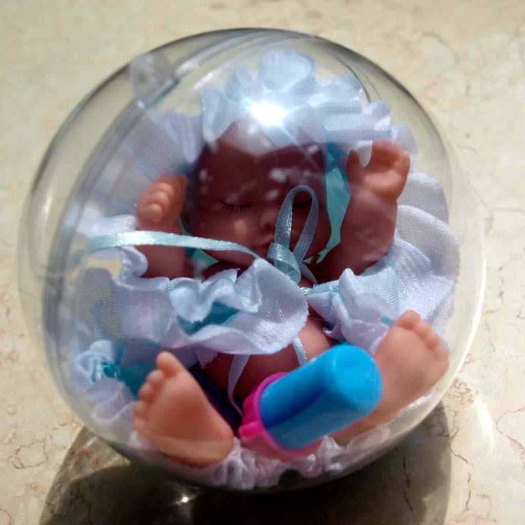 Cute Vinyl Sleeping Baby Doll Lifelike Baby Toy Kids Egg Toy Xmas Gift
