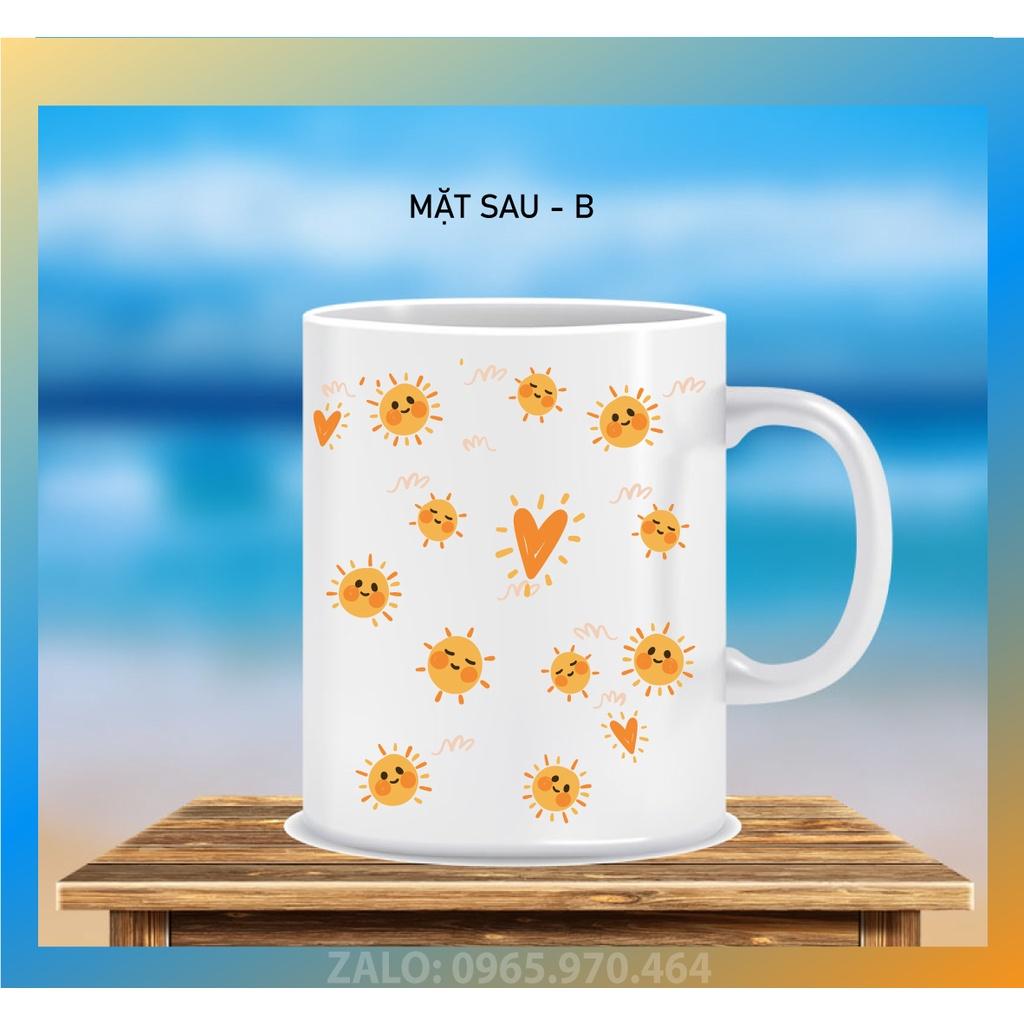 LY SỨ IN HỌA TIẾT MẶT TRỜI - IN HÌNH THEO YÊU CẦU - HÌNH CÁ NHÂN, LỚP HỌC, CÔNG TY