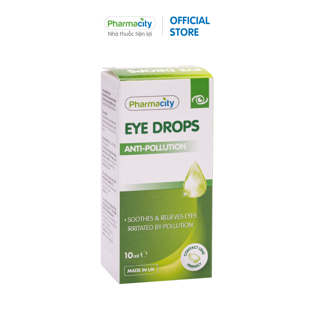 Thuốc nhỏ mắt Pharmacity Eye Drops xuất xứ Anh Quốc (10ml)