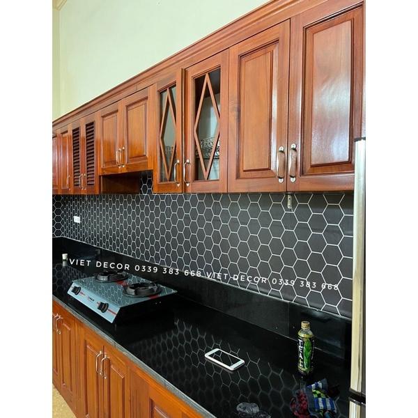Decal Gạch Dán bếp - Set 1m dài gạch bông - Họa tiết đơn giản - Trang trí bếp, Dán tường