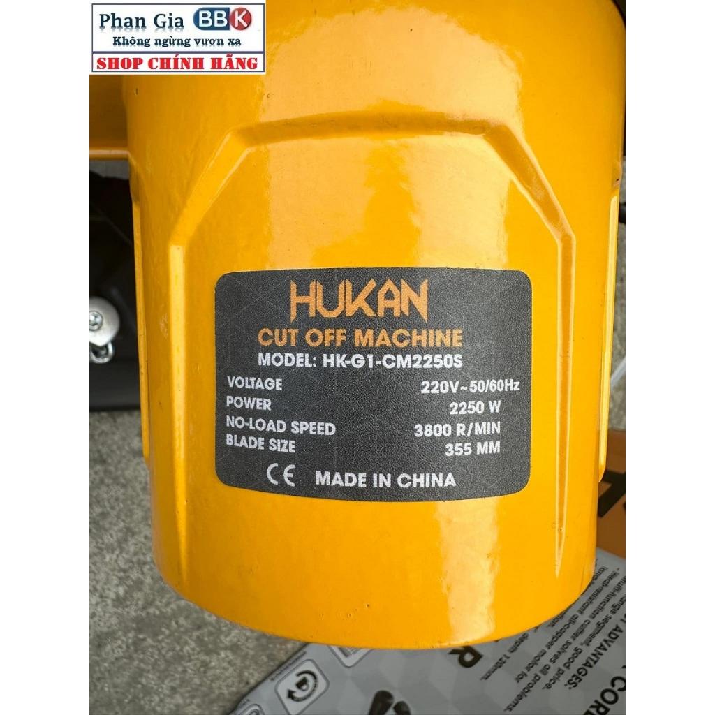 MÁY CẮT SẮT HUKAN 2250W (HK-G1-CM2550S ) - ĐỘNG CƠ 100% DÂY ĐỒNG- BẢO HÀNH chính hãƞg.