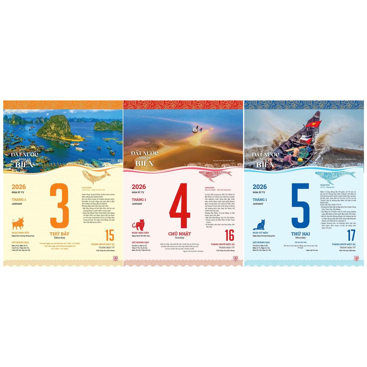 Lịch Bloc Cực Đại 2026 Trọn Bộ - Đất Nước Nhìn Từ Biển