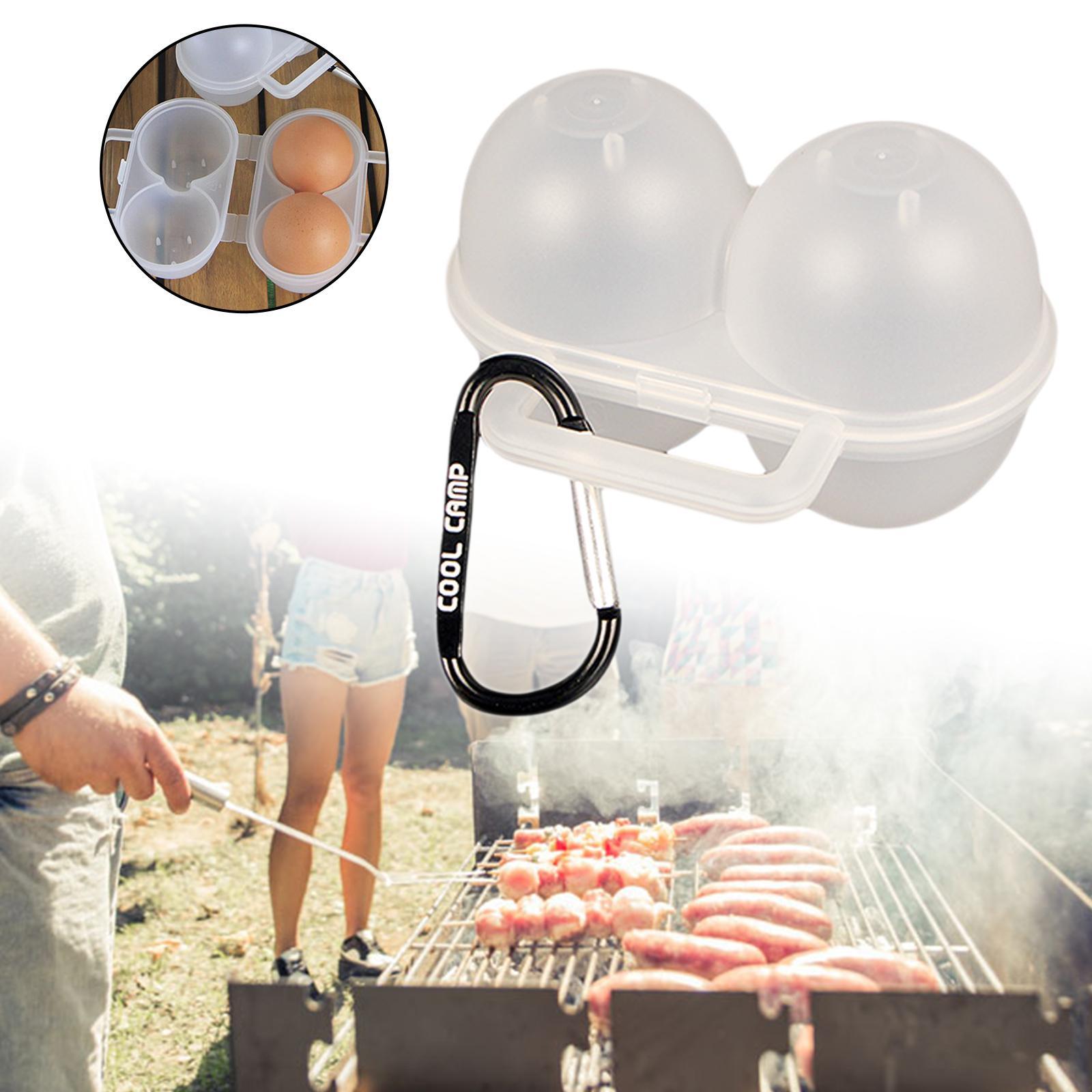Egg Tray Holder Box Camping Fridge Container Organizer