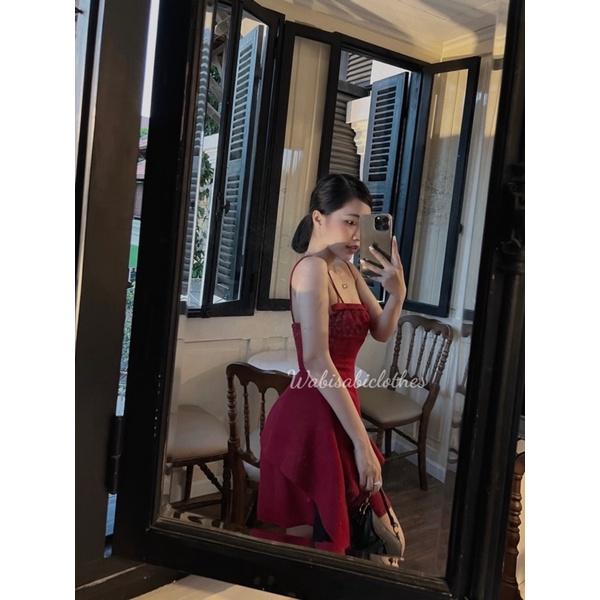 Set nơ đôi áo và chân váy wabisabi M2202