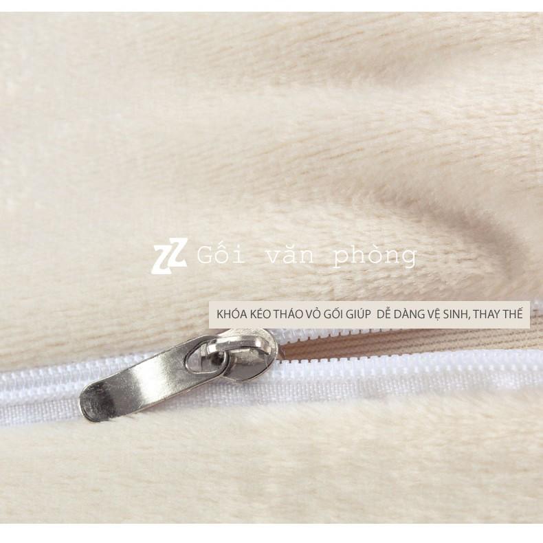 Gối cao su thiên nhiên hàm lượng cao >90% hỗ trợ đau vai gáy, đốt sống cổ, chống ngáy LDH01