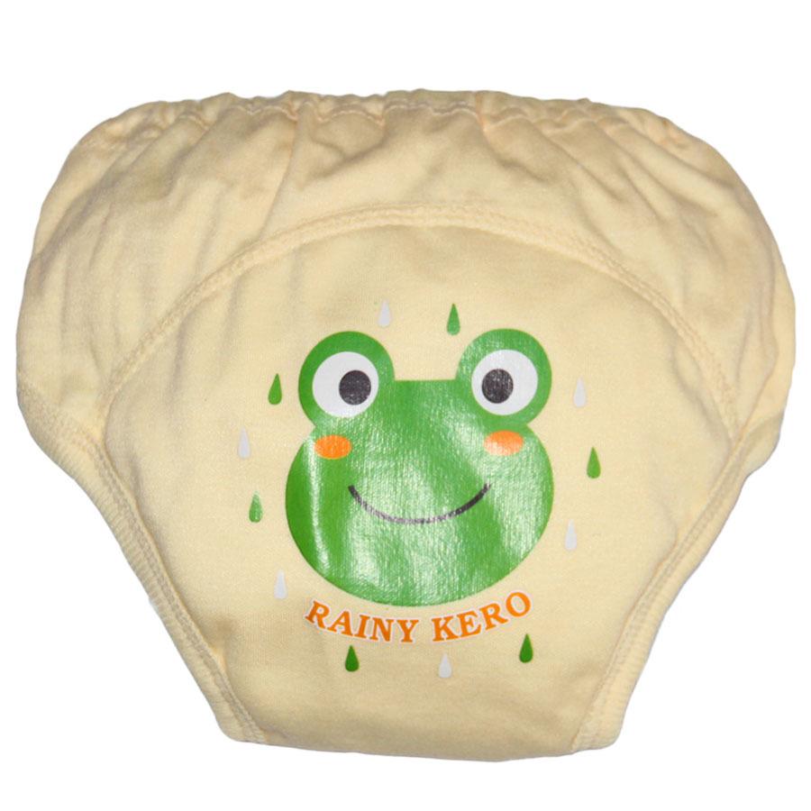 4 Cái/lốc Chống Thấm Nước Cho Bé Vải Tã Vệ Sinh Đào Tạo Quần Short Bé Trai Quần Lót Bé Gái Trẻ Sơ Sinh Pee Học Quần Babi Lót #004