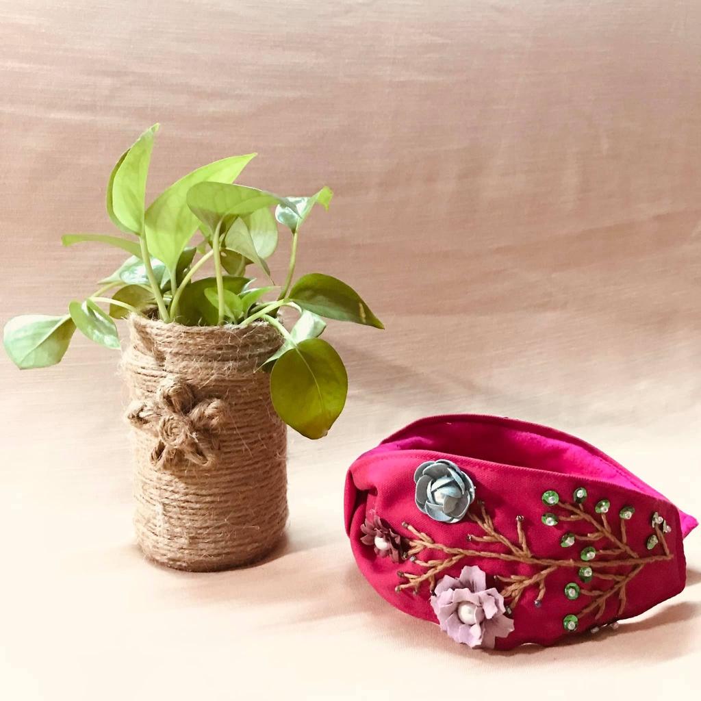 Băng đô handmade thêu tay ANNA