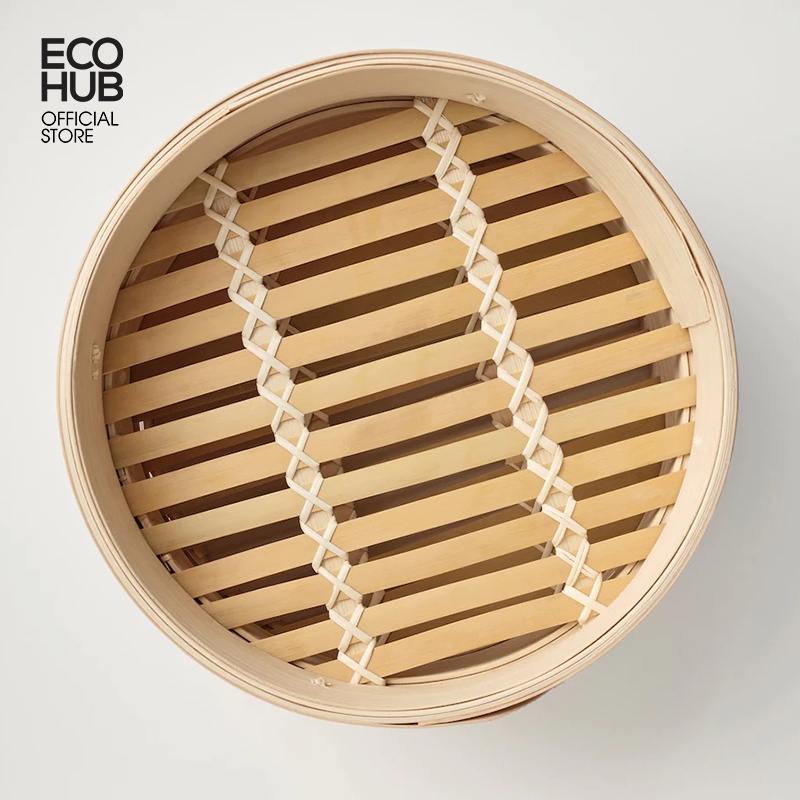 Xửng hấp tre ECOHUB đường kính 30, 40, 50, 60cm (Bamboo Steamer)