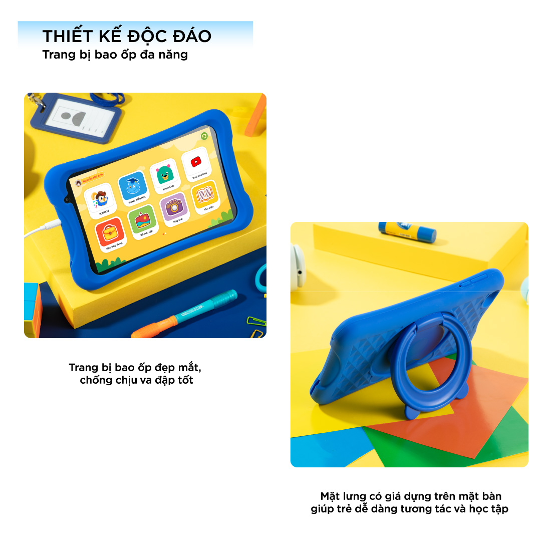 Máy tính bảng quản lý thời gian sử dụng dành cho trẻ em Masstel Kidzone-1 đổi 1 trong vòng 100 ngày