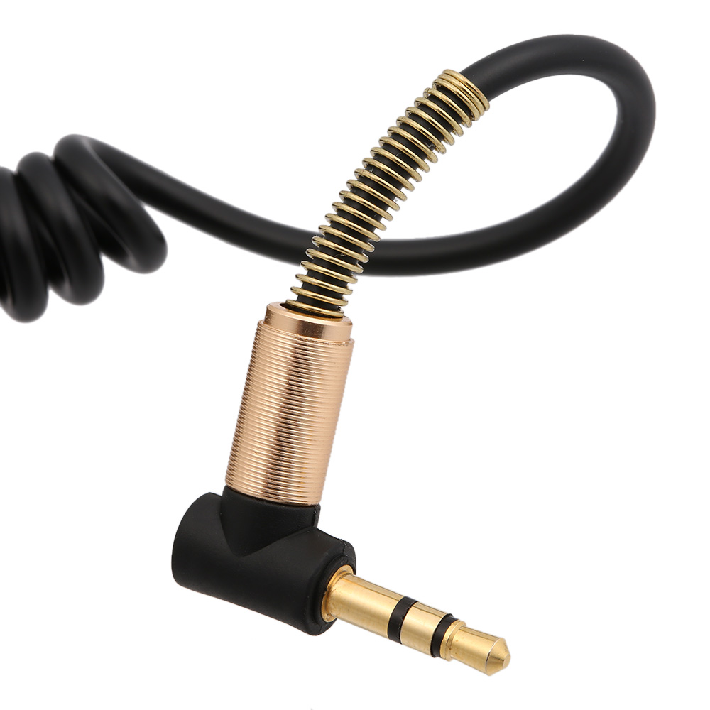 Dây Cáp Mở Rộng Âm Thanh 1,7 Mét Giắc Cắm 3,5 Mm Có Thể Kéo Dãn Lò Xo