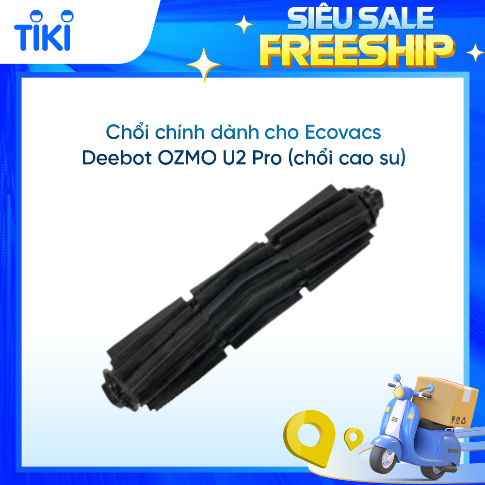 Bộ chổi chính dành cho Ecovacs Deebot OZMO U2 Pro - Hàng Chính Hãng
