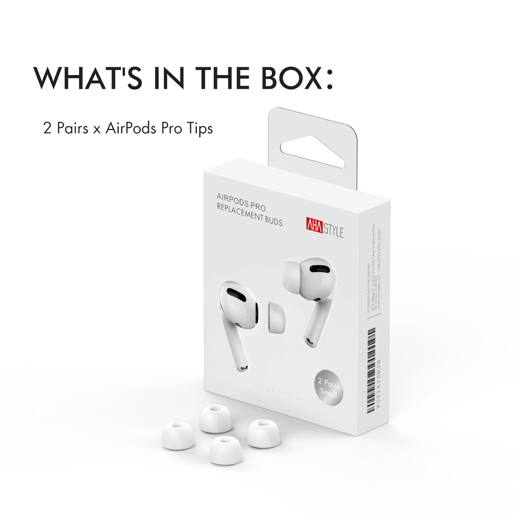 Nút Tai Nghe Thay Thế Cho AirPods Pro 1 &amp; 2 (Bộ 2 Cặp) - Hàng Chính Hãng