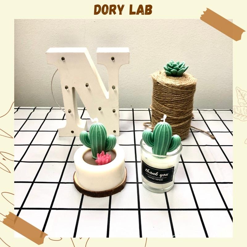 Nến Thơm Cây Xương Rồng Nhiều Mẫu Không Khói, Phụ Kiện Decor, Quà Tặng - Dory Lab