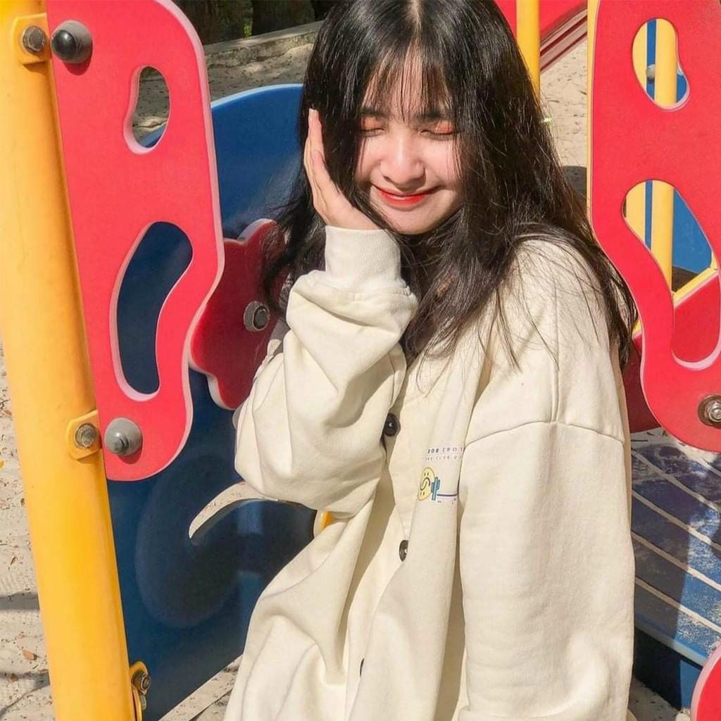 Áo Khoác Cardigan Thun PE THIFU FASHION Chống Nắng In Hoạt Hình Mặt Cười Nón 2 Lớp Cho Nam Nữ Dưới 70 Kg