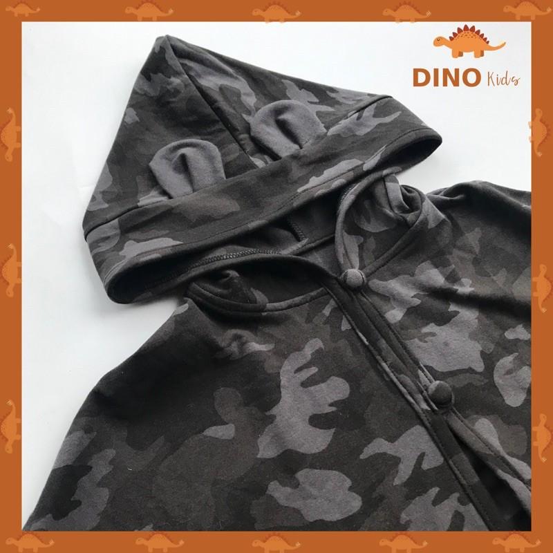 áo choàng chống nắng cho bé - dáng cánh dơi hoạ tiết camo