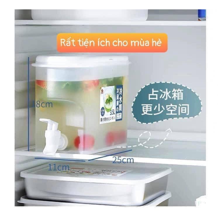 Bình Đựng Nước Lạnh Có Vòi Tiện Dụng- Bình Đựng Nước Ép 3,5l