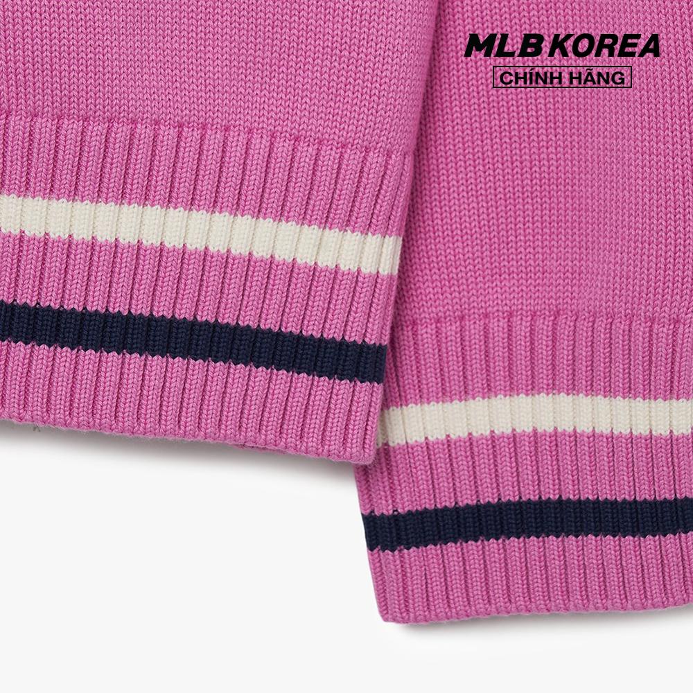 MLB - Áo sweater phom suông tay dài cổ V thời trang 3AKPV0131