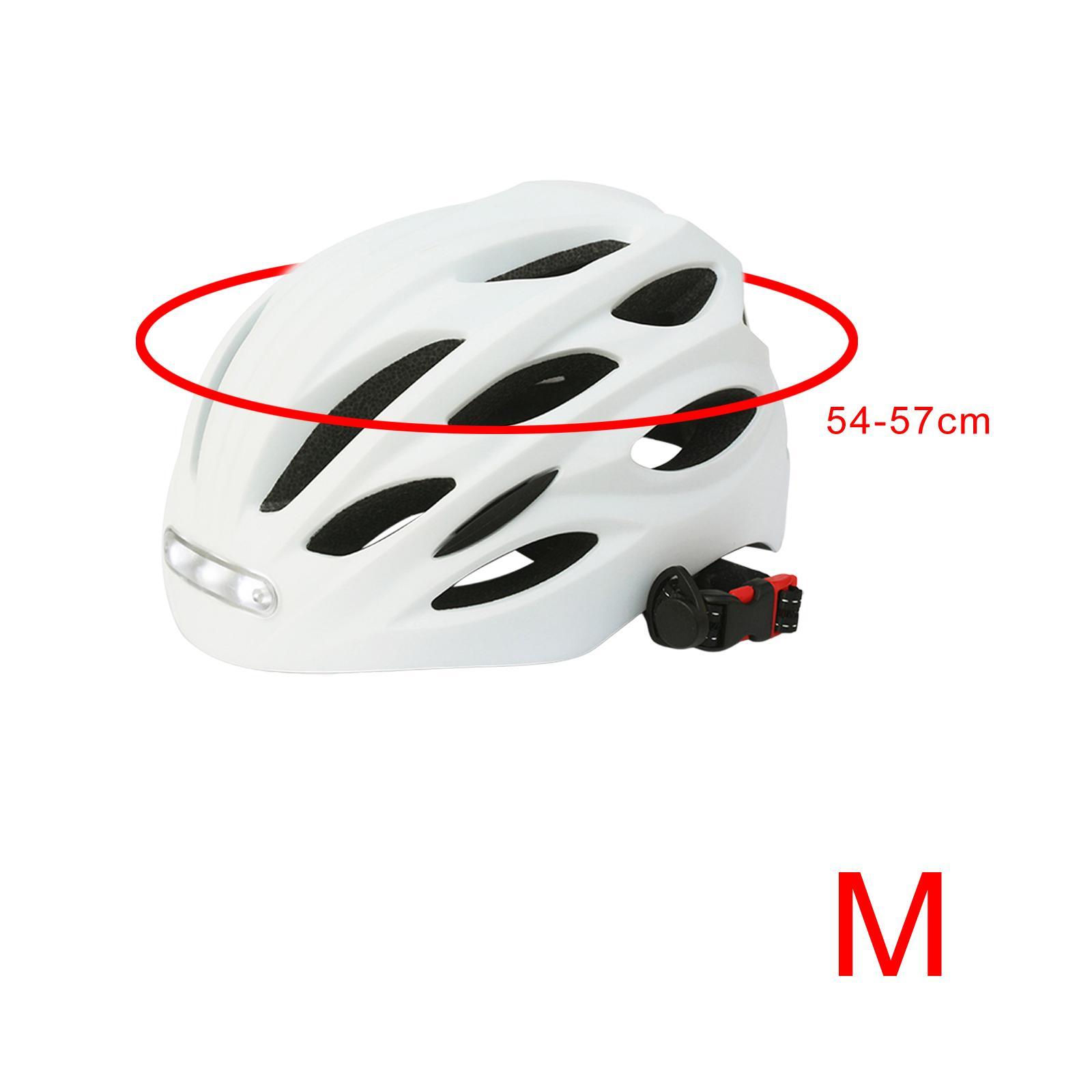 Adult Bike Helmets Sports Helmets with LED Rear Light Riding Helmets