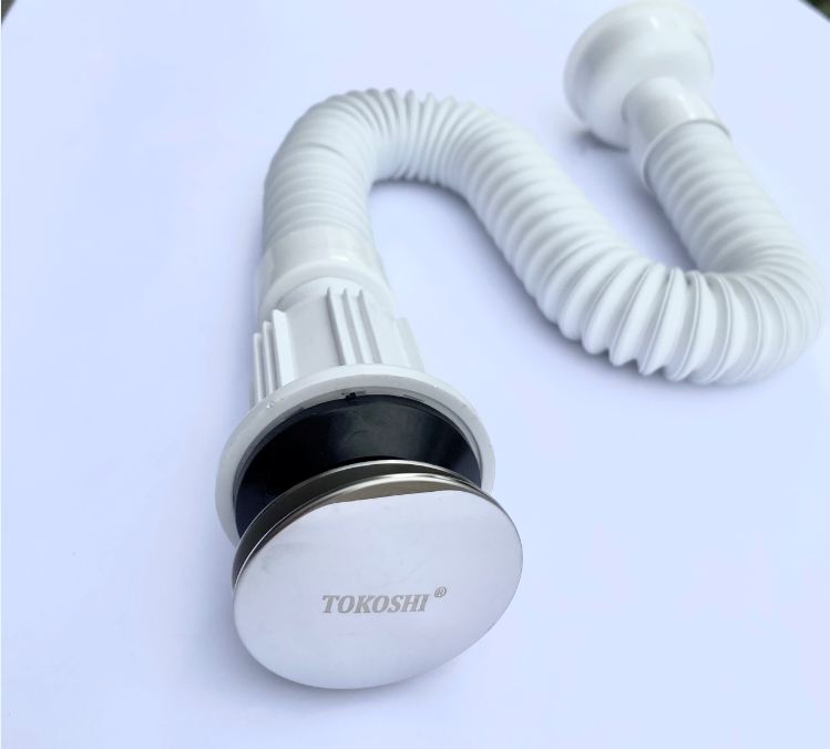 Xiphong nhấn thoát nước chậu rửa mặt Nhựa ABS sun đầu Inox TOKOSHI giá rẻ