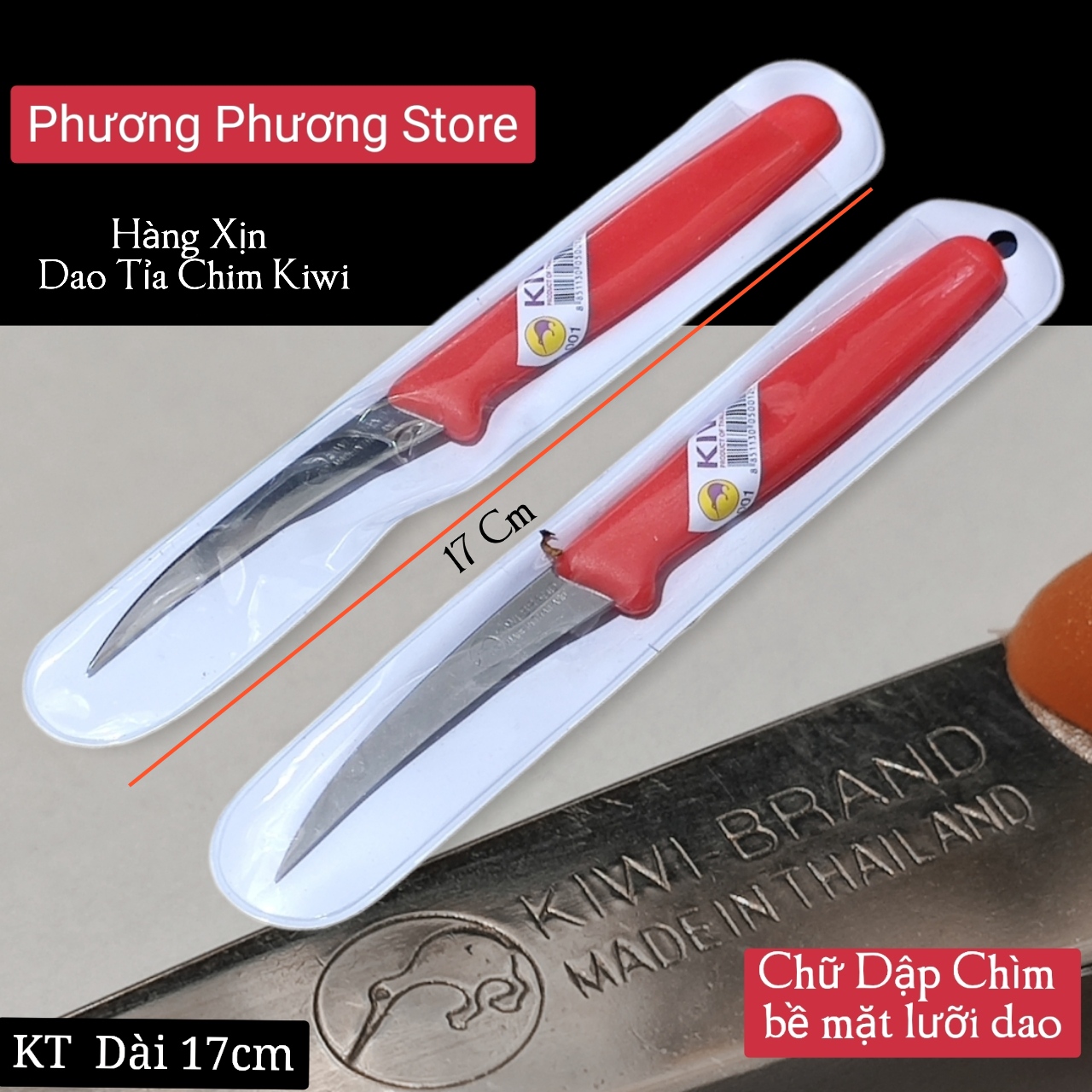 Bộ 2 Dao Tỉa Rau Củ Quả Kiwi / Hàng xịn