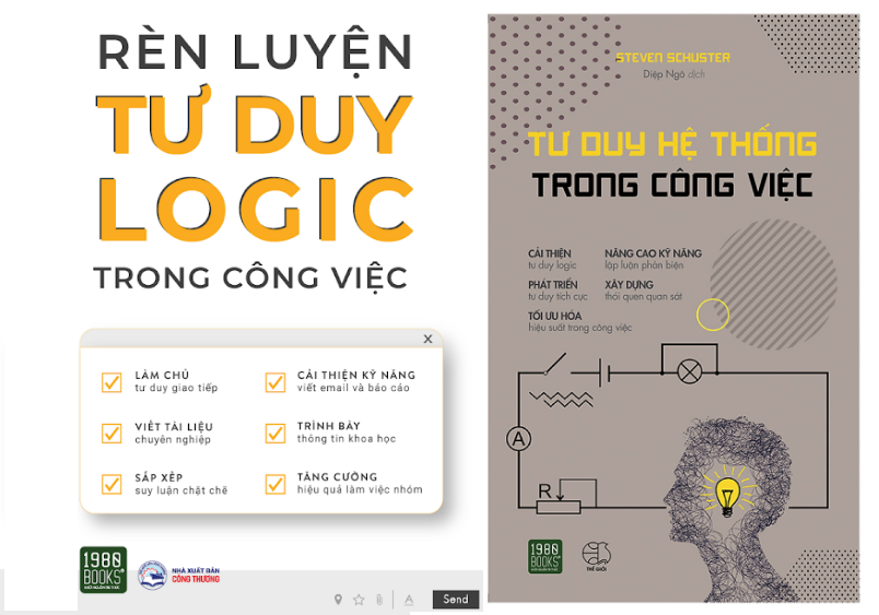 Combo  Sách RÈN LUYỆN TƯ DUY LOGIC TRONG CÔNG VIỆC + Tư Duy Hệ Thống Trong Công Việc