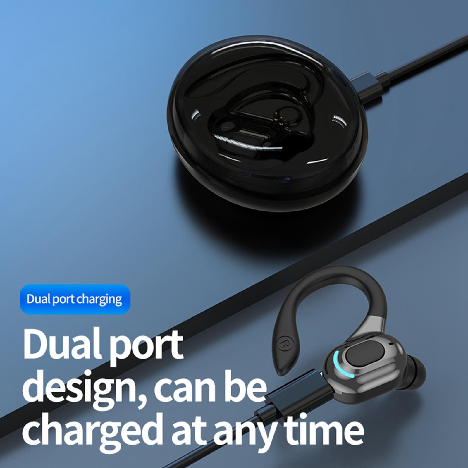 Sports Headset, V5.2 HD Calling HiFi Earphones for Fitness Driving Business Workout