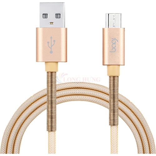 Cáp Micro USB Bagi dây lò xo 1m MF100 - Hàng chính hãng