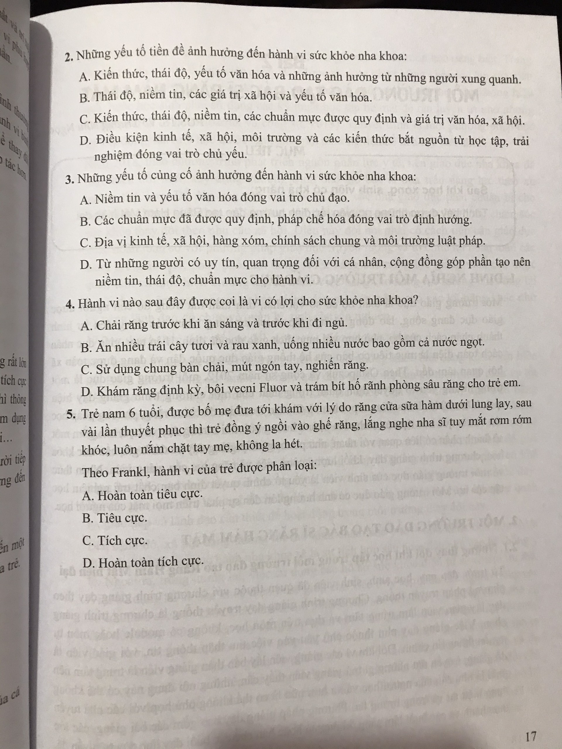 Khoa học hành vi trong răng hàm mặt