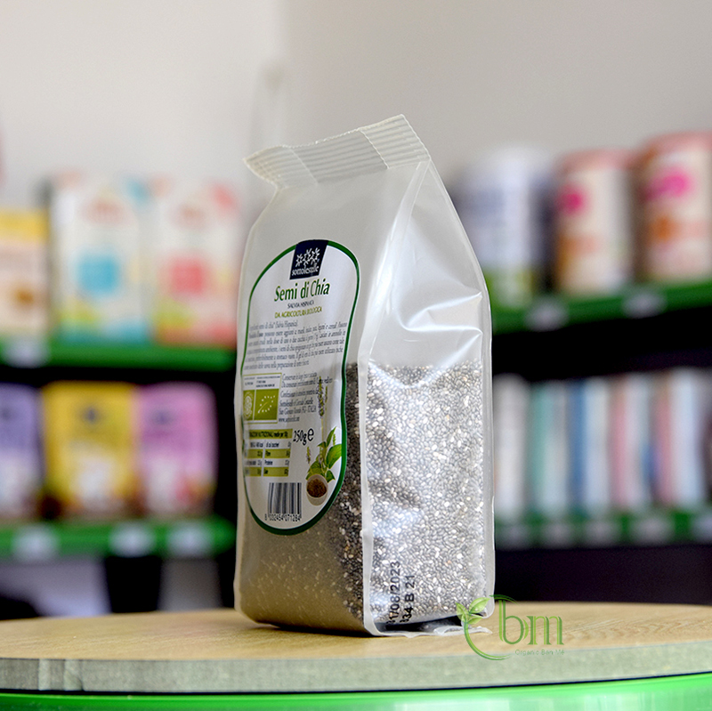 Hạt Chia hữu cơ 250g Sottolestelle Organic Chia Seeds
