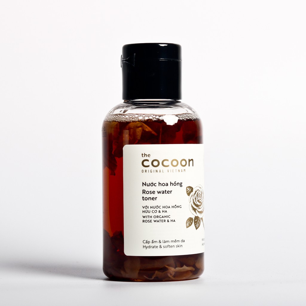 Nước hoa hồng Cocoon 140ml cấp ẩm dưỡng da thuần chay