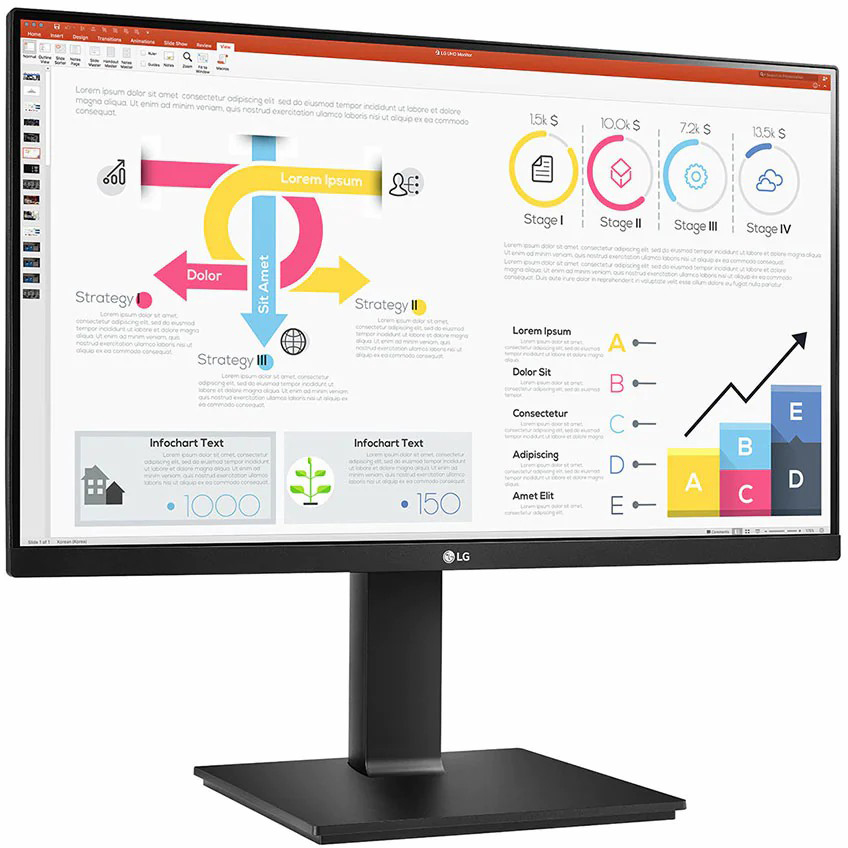 Màn hình máy tính LG 24QP750-B 23.8inch QHD 5ms 75Hz IPS - Hàng Chính Hãng