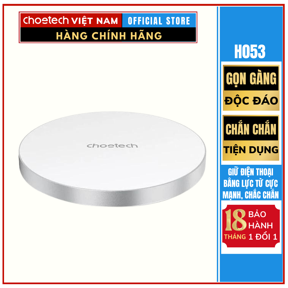 Đế giữ điện thoại hít nam châm Choetech H053 ( Hàng chính hãng)