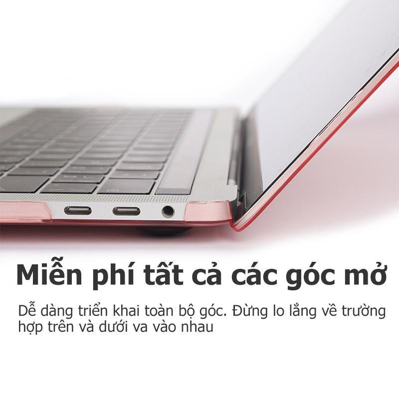 Ốp Bảo Vệ Laptop 2022 macbook Air M1 M2 Pro 13 A2338 A2681 A2337 A2442 Pro 14 16 inch Bằng Nhựa PP Siêu Mỏng