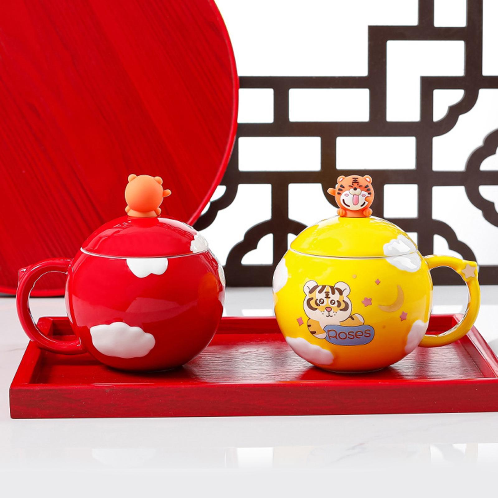 2 Pieces Creative Coffee Mug Cups Breakfast Juice Milk Water Cup Gifts