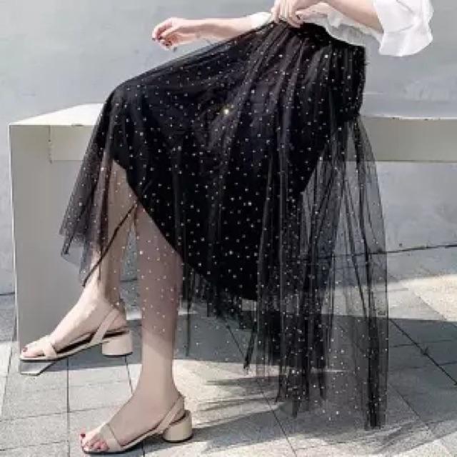 Chân váy lưới tutu kim sa HOT ( Mới về