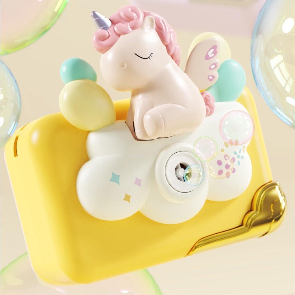 ĐỒ CHƠI MÁY ẢNH THỔI BONG BÓNG TỰ ĐỘNG CÓ ĐÈN, PHÁT NHẠC SIÊU DỄ THƯƠNG - CAMERA SHAPE BUBBLE MACHINE TOY