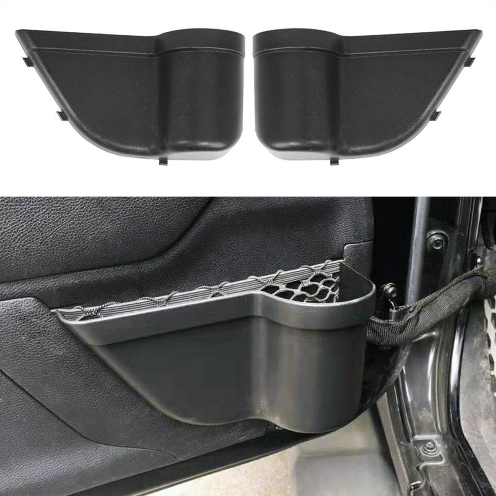 Front Door Inserts Organizer Net Replacement for 2011 2018 JK JKU Made of Highly Reliable Quality And Durable Material