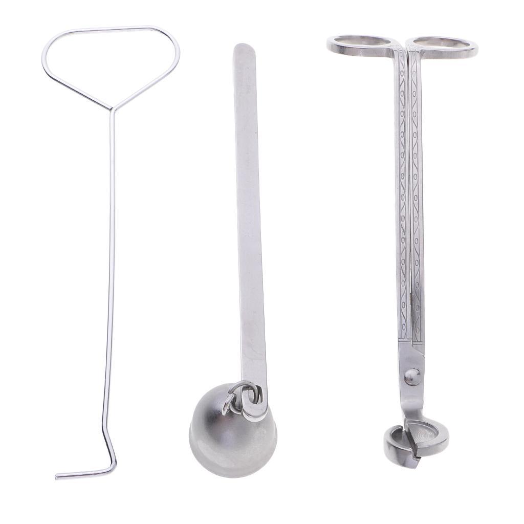 3Pcs Candle Accessory Set Candle   , Candle Dipper, Candle Snuffer