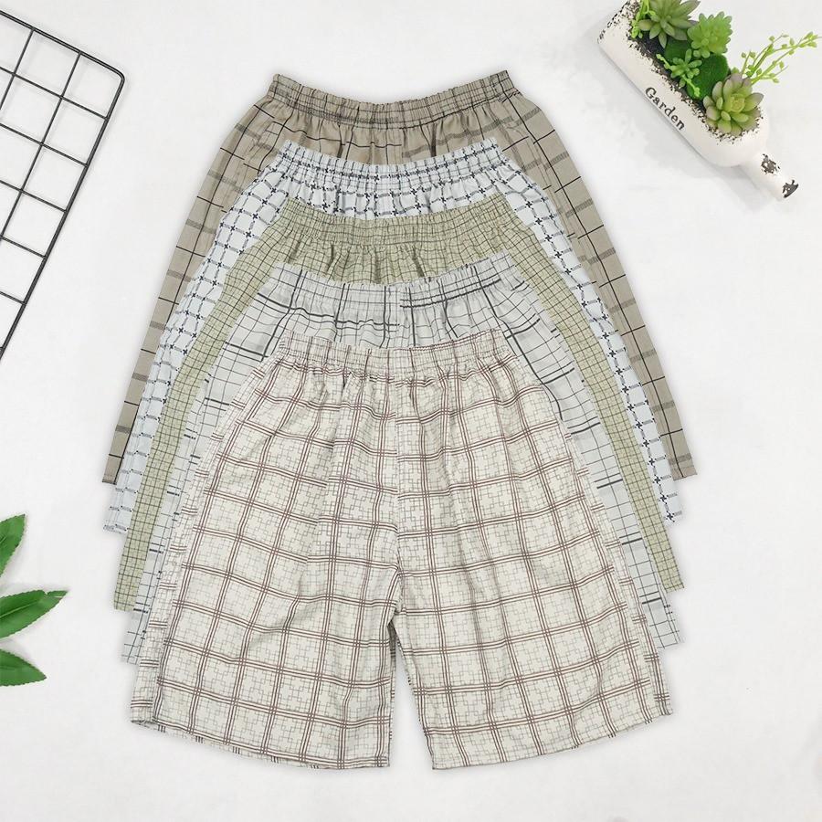 Combo 5 Quần Đùi Nam Mặc Nhà Vải Cotton Thông Thoáng - giao màu ngẫu nhiên