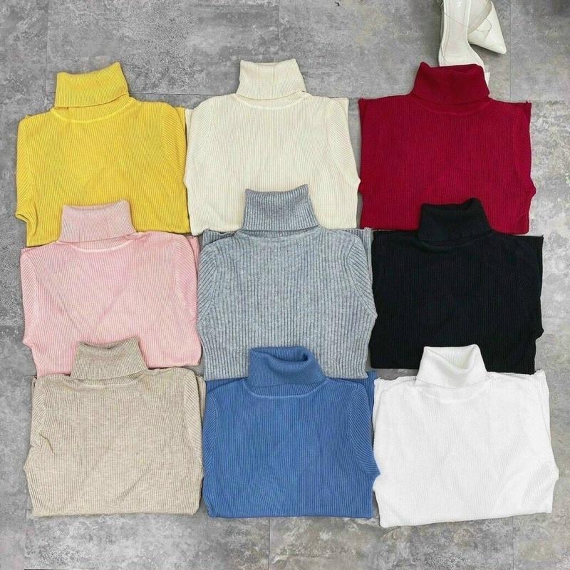 Áo len tăm basic nhiều màu dễ mix đồ
