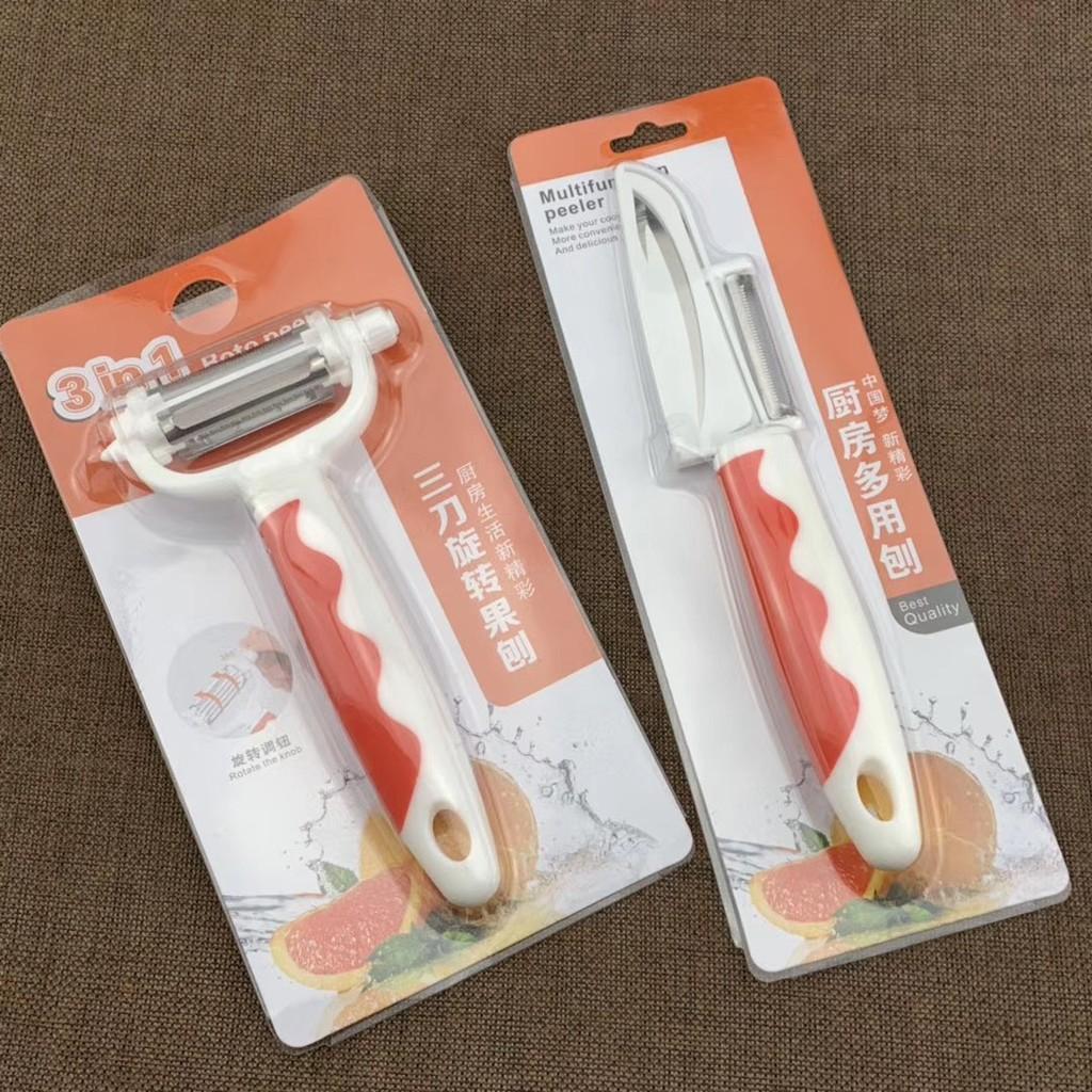 Dụng Cụ Nạo Sợi, Bào Vỏ Làm Bằng Inox Đa Năng