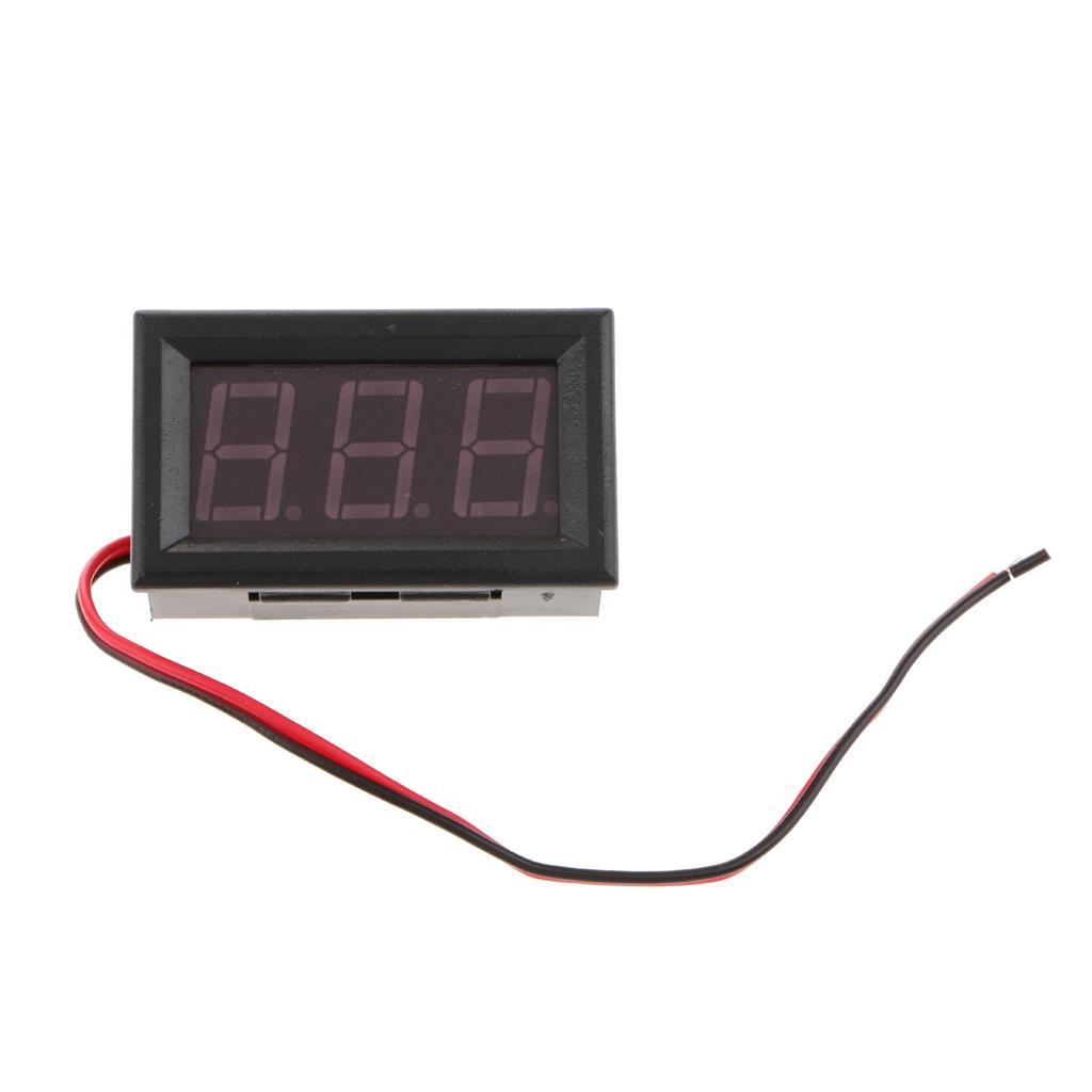 0.56" Digital Volt Meter Voltmeter Panel 2 Wire AC70-500V Reverse Protection