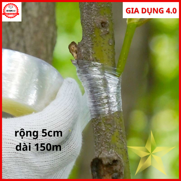 Băng keo ghép cành cây tự dính tự hủy -rộng 5cm dài 150m &lt;HÀNG LOẠI 1