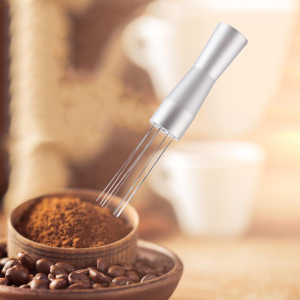 2 Set Needle Style Coffee Tamper Distributor Espresso Hand Stirrer Tools