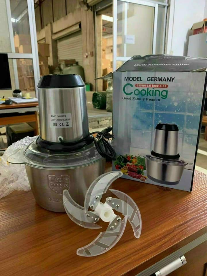 Máy Xay Thịt Đa Năng Cối Bằng Inox Lưỡi Dao Siêu Bén Công Suất 250W